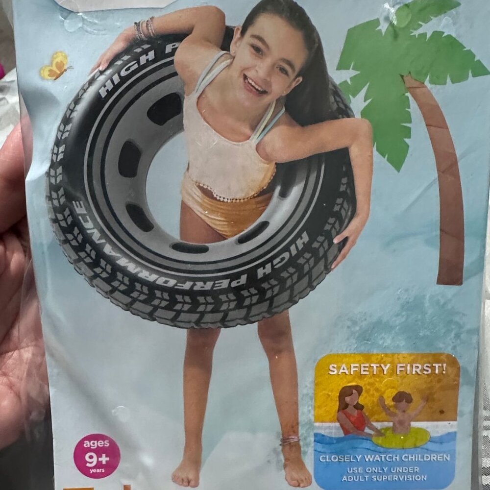 Intex Inflatable 36" Giant Tire Tubes for Swimming Pool/Lake/Ocean